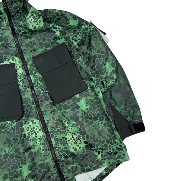 Stone Island 2018 Alligator Camo Light Cotton / Nylon Fishtail Parka - Large