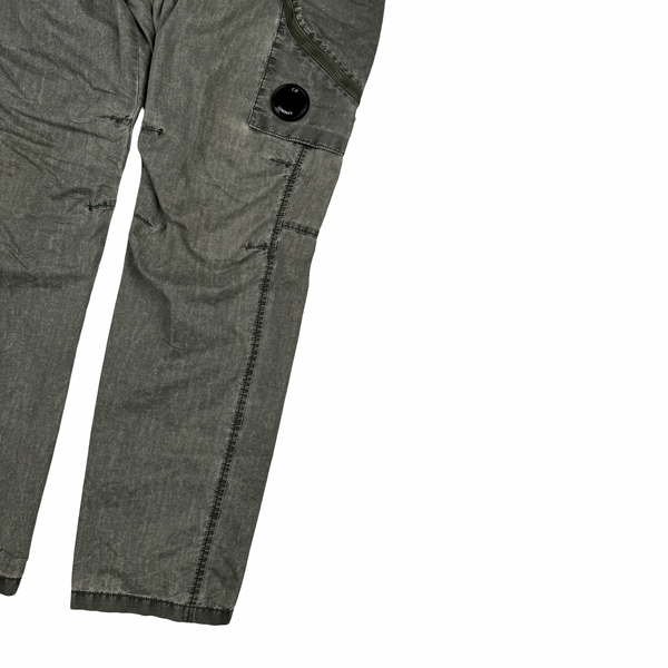 CP Company Grey Ergonomic Fit Cargo Trousers - Medium