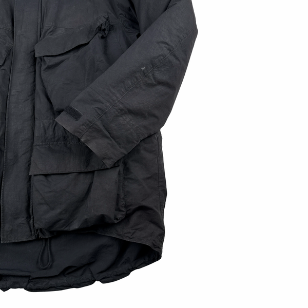 Burberry Black Down Filled 2 In 1 Puffer Multi Pocket Jacket - XL