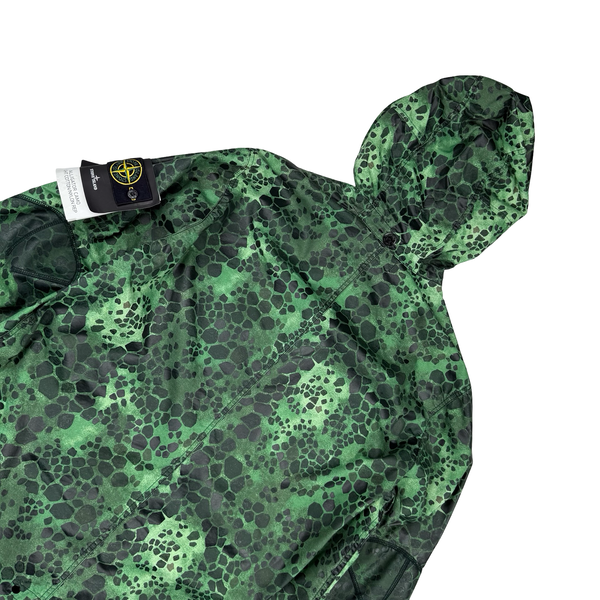 Stone Island 2018 Alligator Camo Light Cotton / Nylon Fishtail Parka - Large