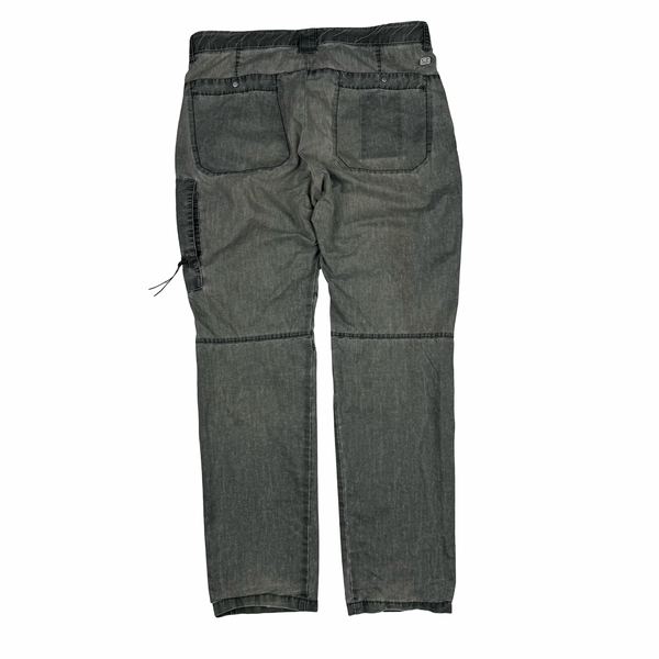 CP Company Grey Ergonomic Fit Cargo Trousers - Medium