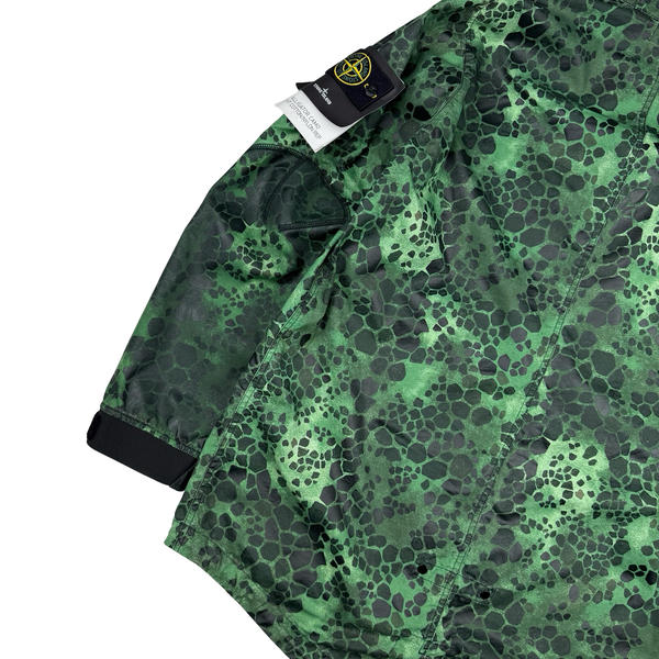 Stone Island 2018 Alligator Camo Light Cotton / Nylon Fishtail Parka - Large