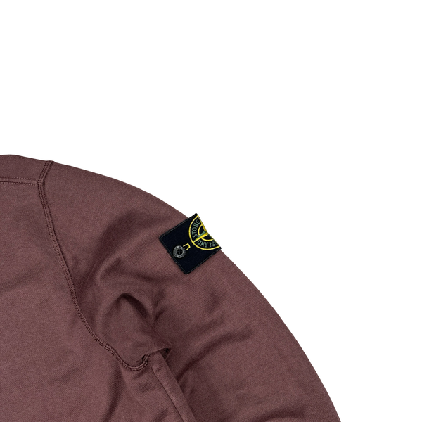 Stone Island 2013 Plum Cotton Zipped Hoodie - XL
