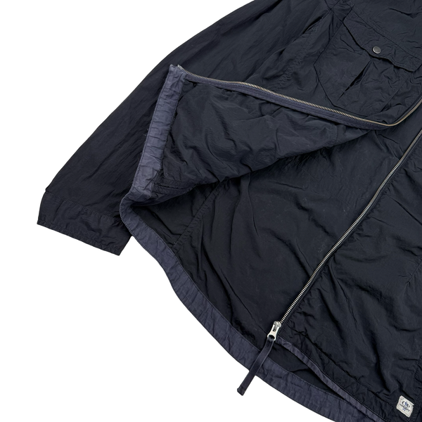 CP Company Navy Blue Cotton/Nylon Blend Windbreaker Jacket - XL (52)