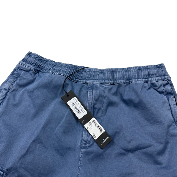 Stone Island 2022 Blue RE T Cargo Trousers - 32"