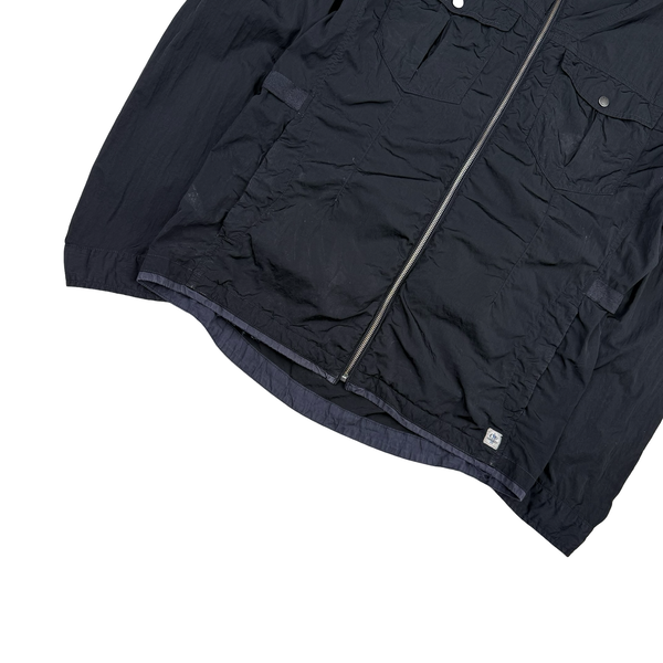 CP Company Navy Blue Cotton/Nylon Blend Windbreaker Jacket - XL (52)