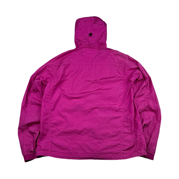CP Company M.T.t.N Pink Nylon Lens Viewer Jacket - Medium