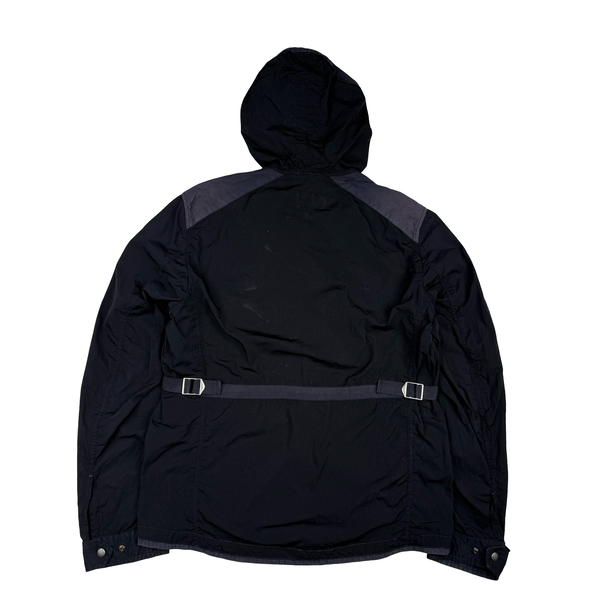 CP Company Navy Blue Cotton/Nylon Blend Windbreaker Jacket - XL (52)