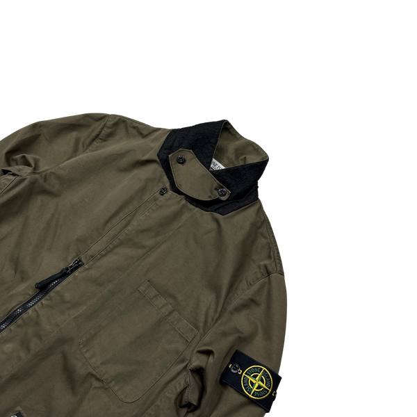 Stone Island 2011 Khaki Raso R Windstopper Jacket - Medium