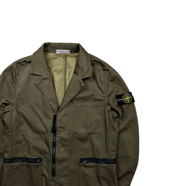 Stone Island 2011 Khaki Raso R Windstopper Jacket - Medium