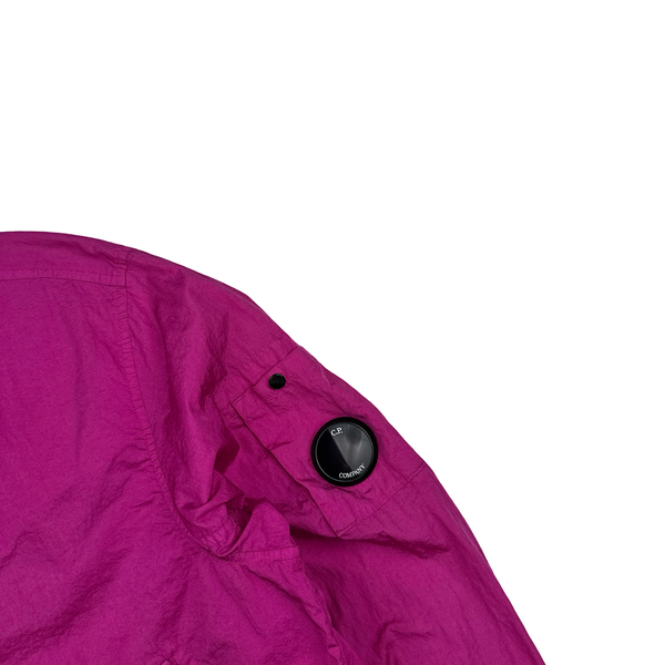 CP Company M.T.t.N Pink Nylon Lens Viewer Jacket - Medium