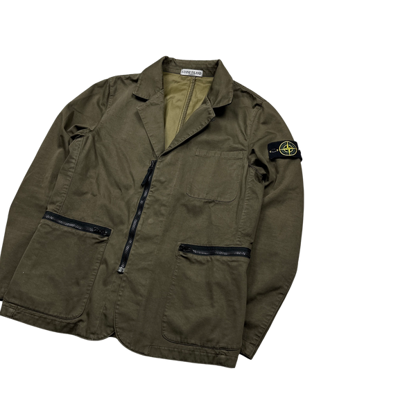 Stone Island 2011 Khaki Raso R Windstopper Jacket - Medium