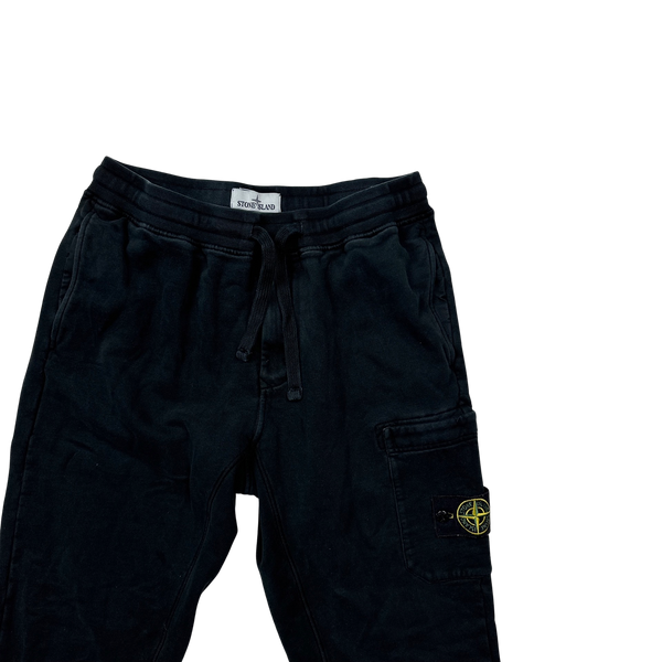 Stone Island 2021 Black Jogging Bottoms - Medium