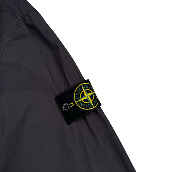 Stone Island 2021  Graphite Naslan Light Watro Double Breasted Lightweight Jacket - Large