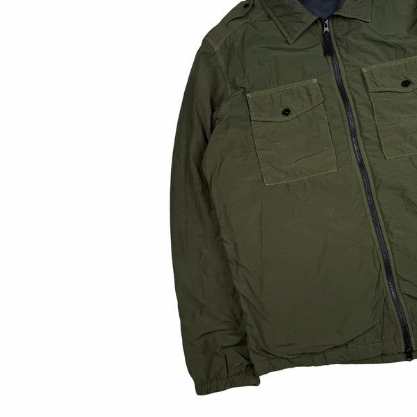 Stone Island 2020 Naslan Khaki Double Chest Pocket Overshirt - XL