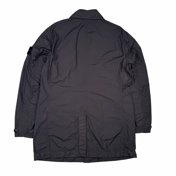 Stone Island 2021  Graphite Naslan Light Watro Double Breasted Lightweight Jacket - Large