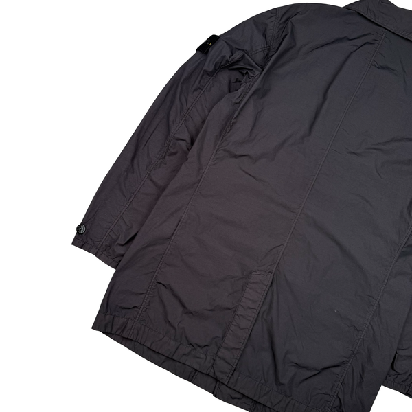 Stone Island 2021  Graphite Naslan Light Watro Double Breasted Lightweight Jacket - Large
