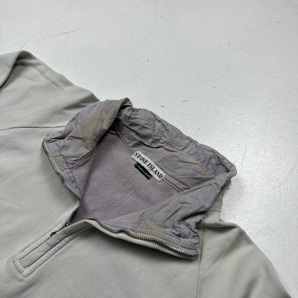 Stone Island 1996 Vintage Pullover Quarter Zipped Jumper - Large