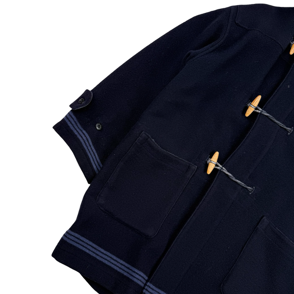Stone Island Green Edge Vintage Wool Duffle Coat - Medium