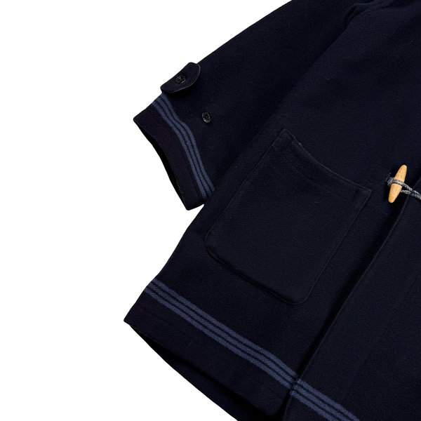 Stone Island Green Edge Vintage Wool Duffle Coat - Medium