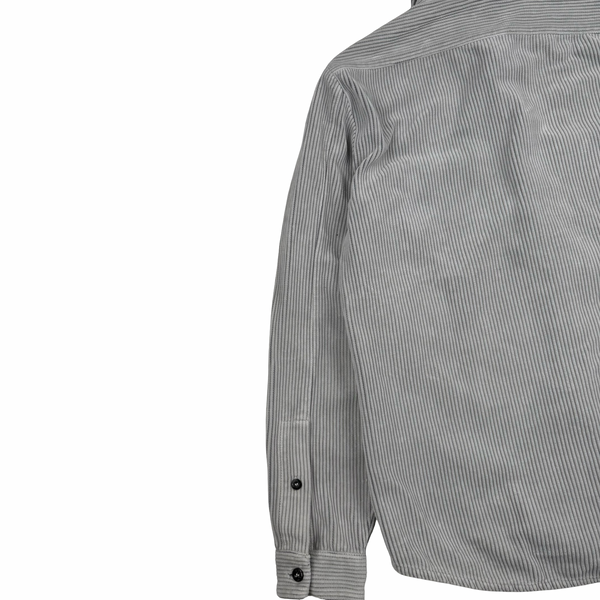Stone Island 2018 Grey Cotton Corduroy Overshirt - Small
