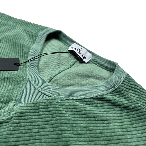 Stone Island 2022 Green Corduroy 400 Pullover - XXL