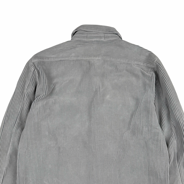 Stone Island 2018 Grey Cotton Corduroy Overshirt - Small