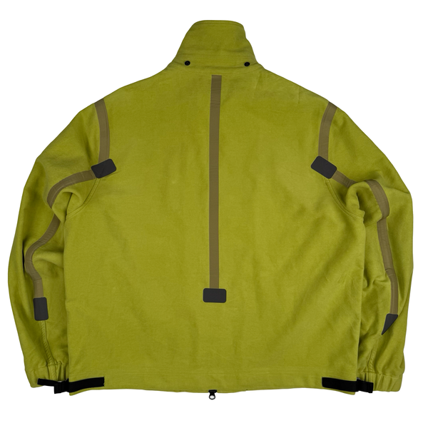 Stone Island Translucent Cover Moleskin Short Parka Green - Large