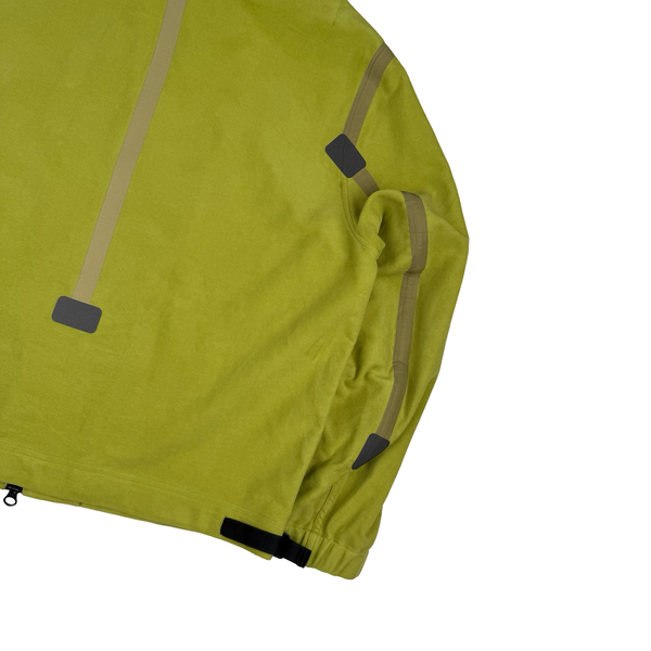 Stone Island Translucent Cover Moleskin Short Parka Green - Large