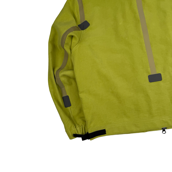 Stone Island Translucent Cover Moleskin Short Parka Green - Large