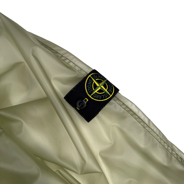 Stone Island Translucent Cover Moleskin Short Parka Green - Large
