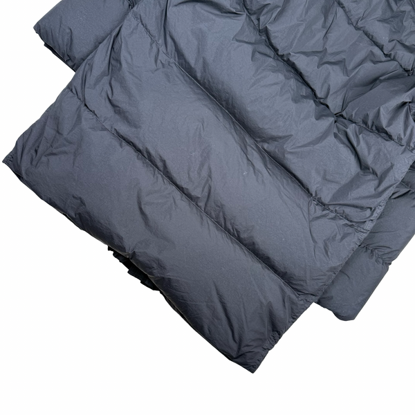Stone Island 2022 Black Garment Dyed Crinkle Reps R-NY Down TC Puffer - Large