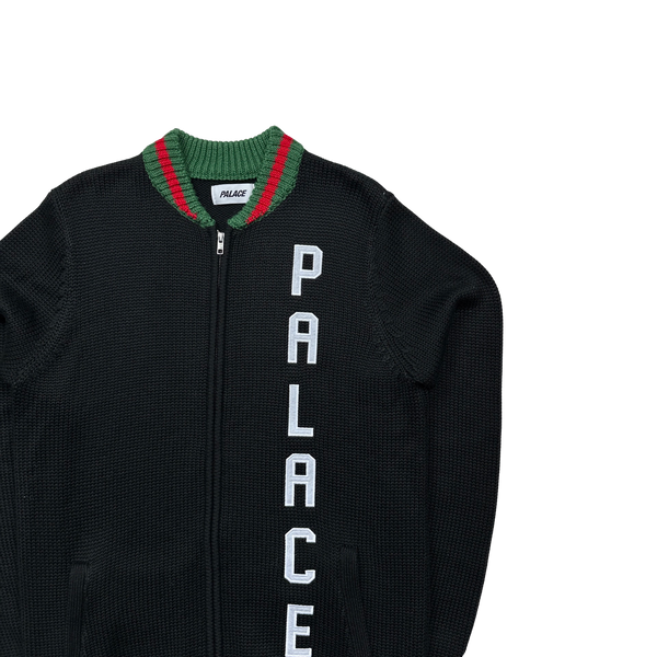 Palace 'Gucci' Zipped Knitted Jumper - Large