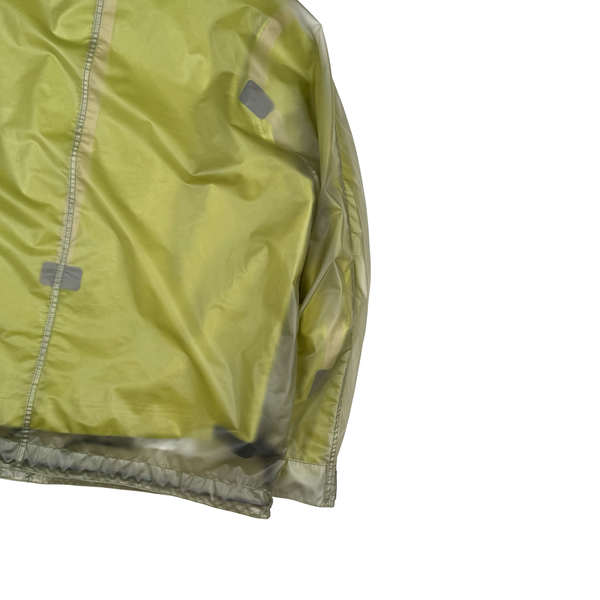 Stone Island Translucent Cover Moleskin Short Parka Green - Large