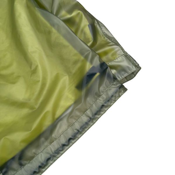 Stone Island Translucent Cover Moleskin Short Parka Green - Large