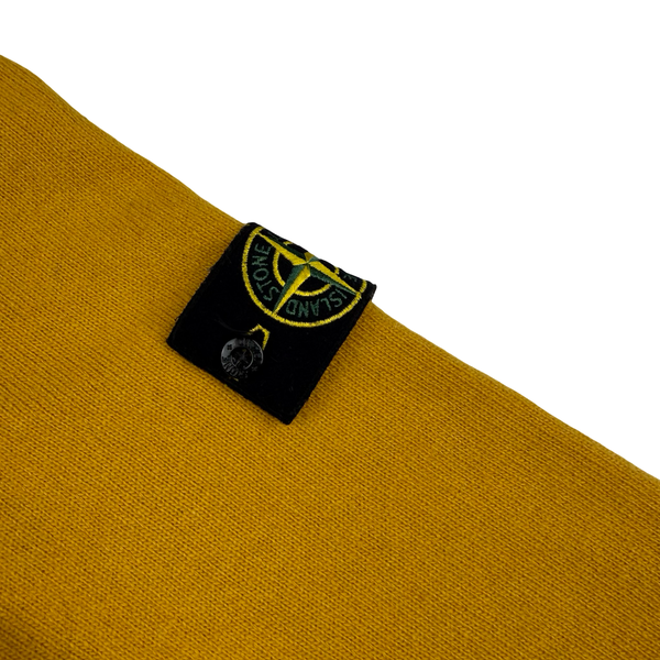 Stone Island 2018 Mustard Wool Blend Crewneck Jumper - Large