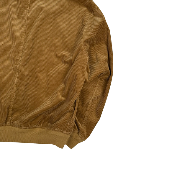 Ralph Lauren Tan Brown Corduroy Cotton Lined Zipped Jacket - Medium