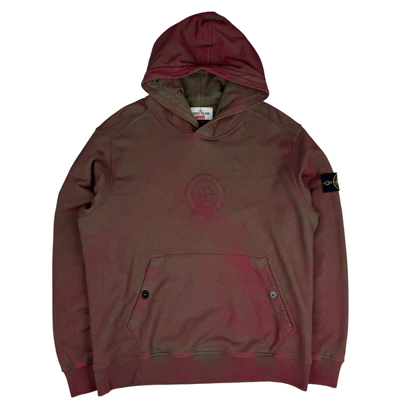 Stone Island x Supreme 2019 Dust Treatment Hoodie - Large