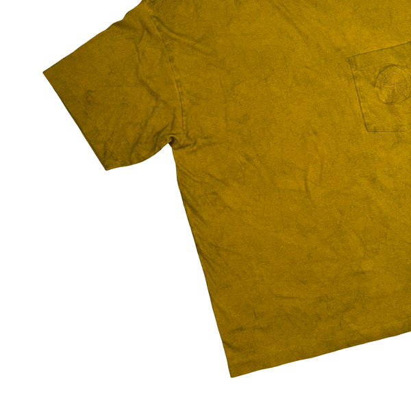 Stone Island x Supreme 2019 Yellow Dust Treatment T Shirt - Large