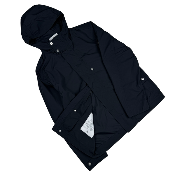 Stone Island 2025 Navy Micro Twill Nylon Jacket - Small