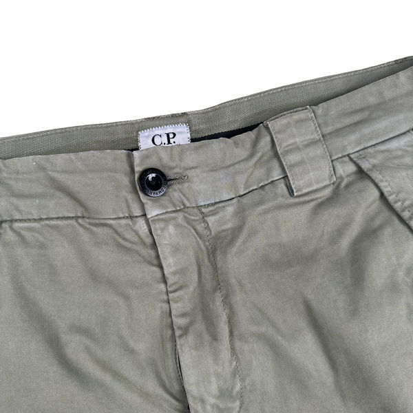 CP Company Sage Green Ergonomic Fit Cargos - Large
