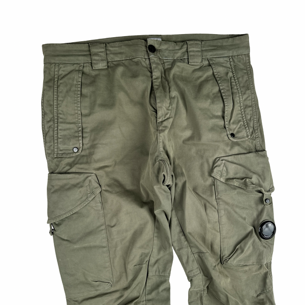 CP Company Sage Green Ergonomic Fit Cargos - Large