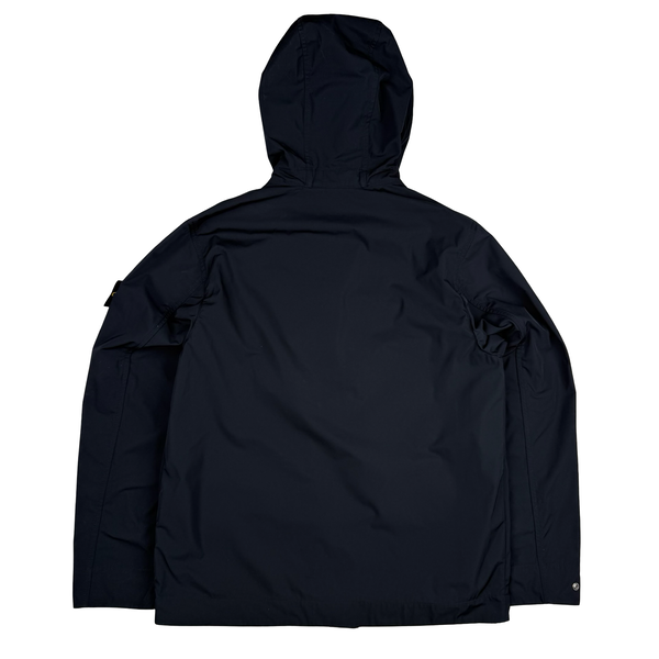 Stone Island 2025 Navy Micro Twill Nylon Jacket - Small