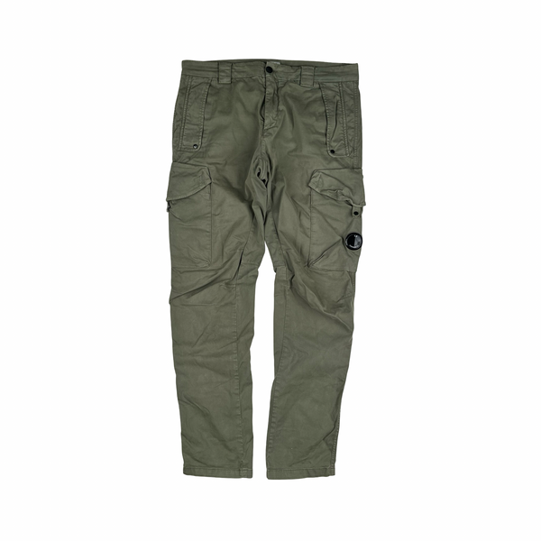 CP Company Sage Green Ergonomic Fit Cargos - Large