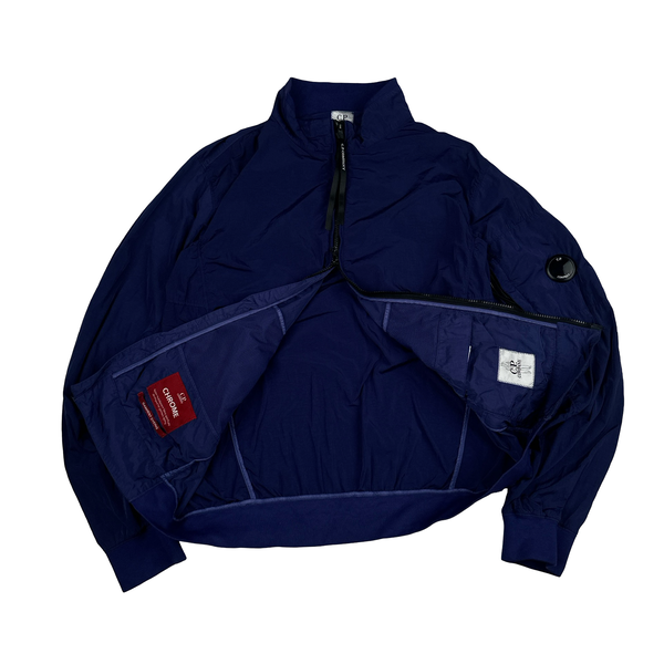 CP Company Blue Chrome Lens Lightweight Jacket - Large
