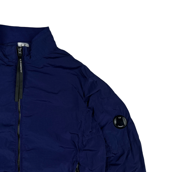 CP Company Blue Chrome Lens Lightweight Jacket - Large