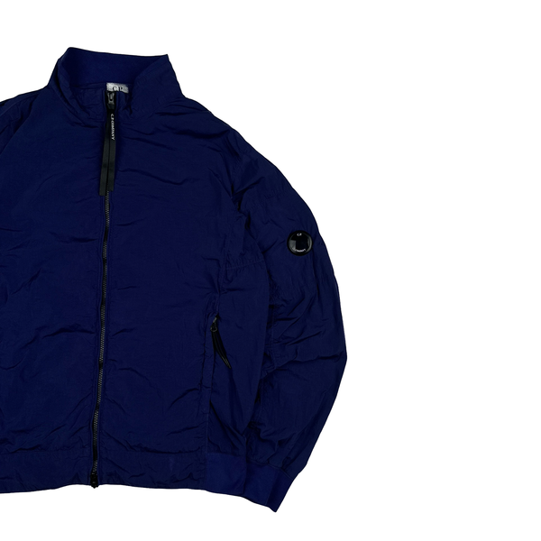 CP Company Blue Chrome Lens Lightweight Jacket - Large