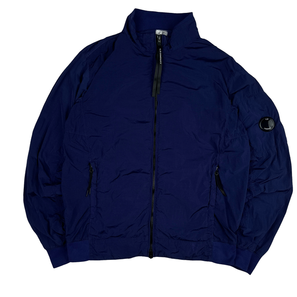 CP Company Blue Chrome Lens Lightweight Jacket - Large