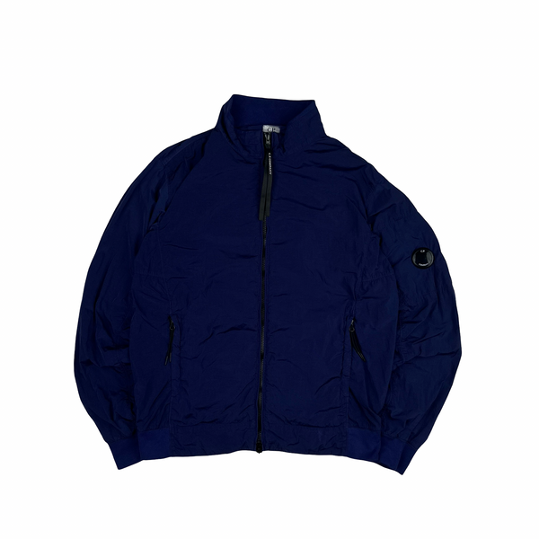 CP Company Blue Chrome Lens Lightweight Jacket - Large