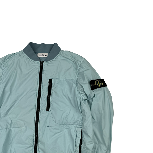 Stone Island 2022 Baby Blue Nylon Skin Touch TC Polartec Jacket - Medium